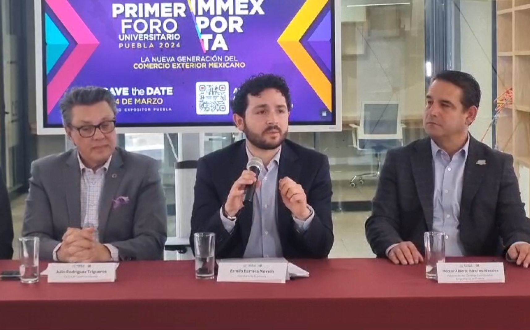 Ermilo Barrera Secretario de Economía presentó el Foro Immexporta 2024