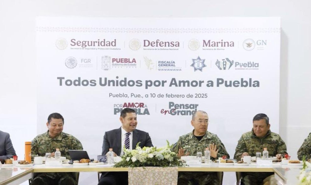 Armenta refuerza estrategia de seguridad en Puebla - SICOM Noticias
