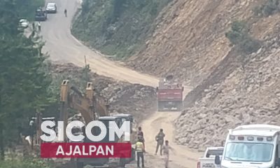 HABILITAN PASO EN TRAMO CARRETERO CHICHICAPA