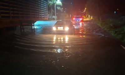 Se desbordó un jagüey en San Andrés Cacaloapan
