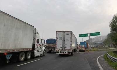Deslave cierra la autopista México–Tuxpan esta madrugada