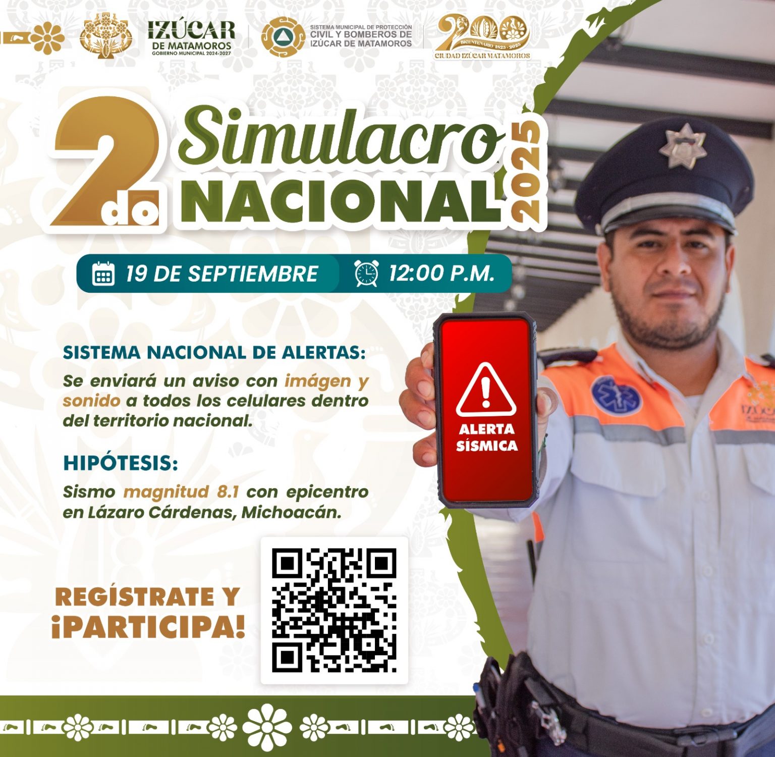 Izúcar de Matamoros participará en el Segundo Simulacro Nacional 2025 ...